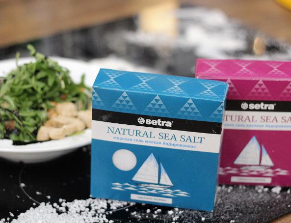 Setra Sea Salt – Winner of the Natural Selection TV Program.